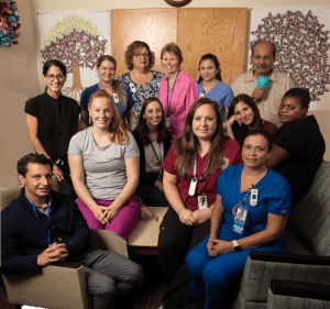 THE DAVID JAMES HOSPICE UNIT TEAM